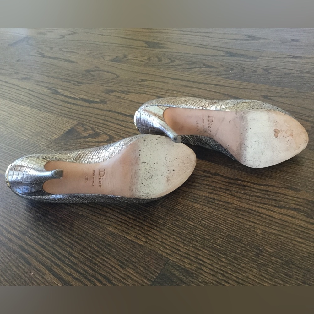 Christian Dior Metallic Miss Dior Escarpin 12 Pumps 39.5 - Picture 9 of 11